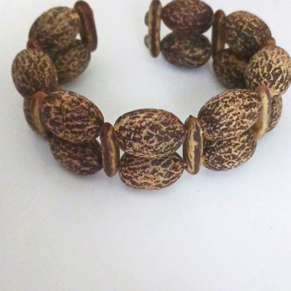 Vintage wood bracelet